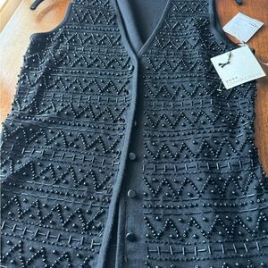 Dana Buchman Black Wool Garment